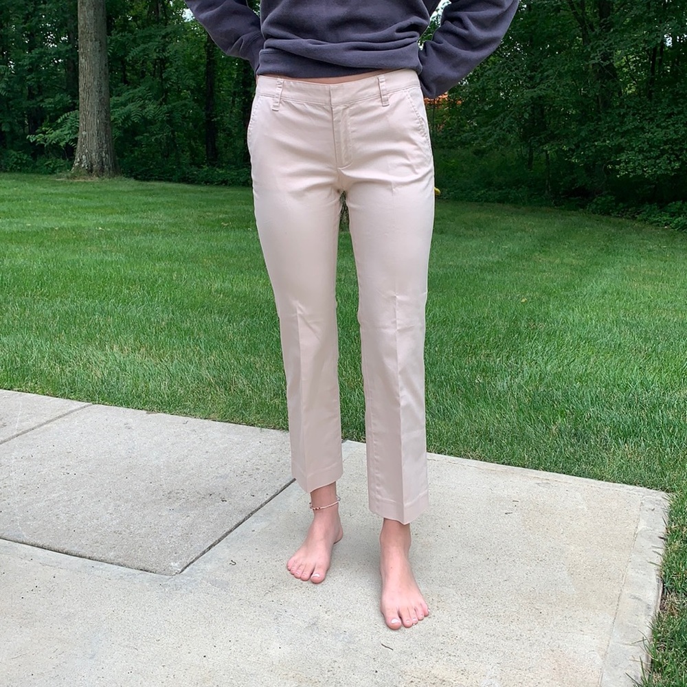 Marc by Marc Jacobs cropped blush pants.
